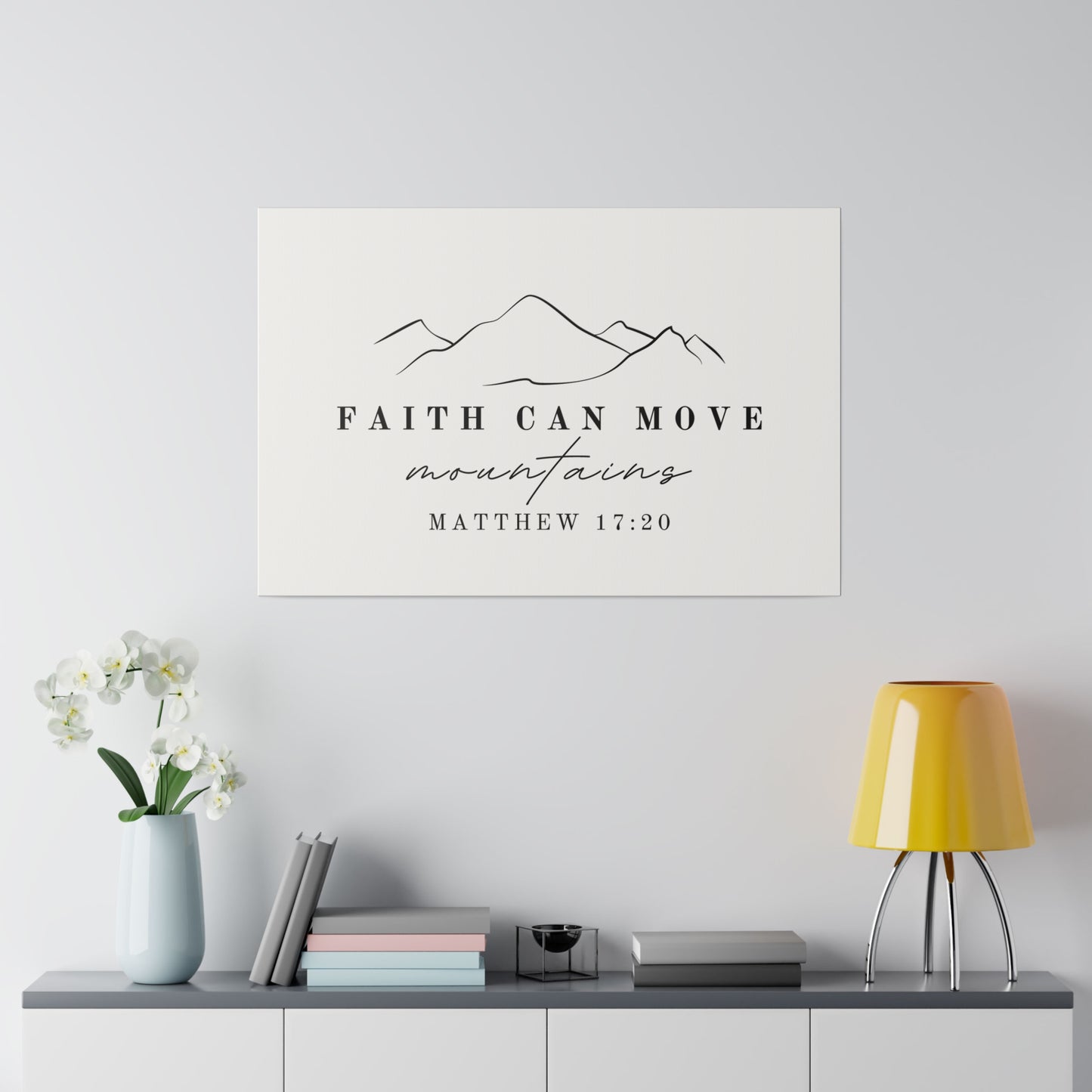 Wall Decor - Faith Can Move Mountains