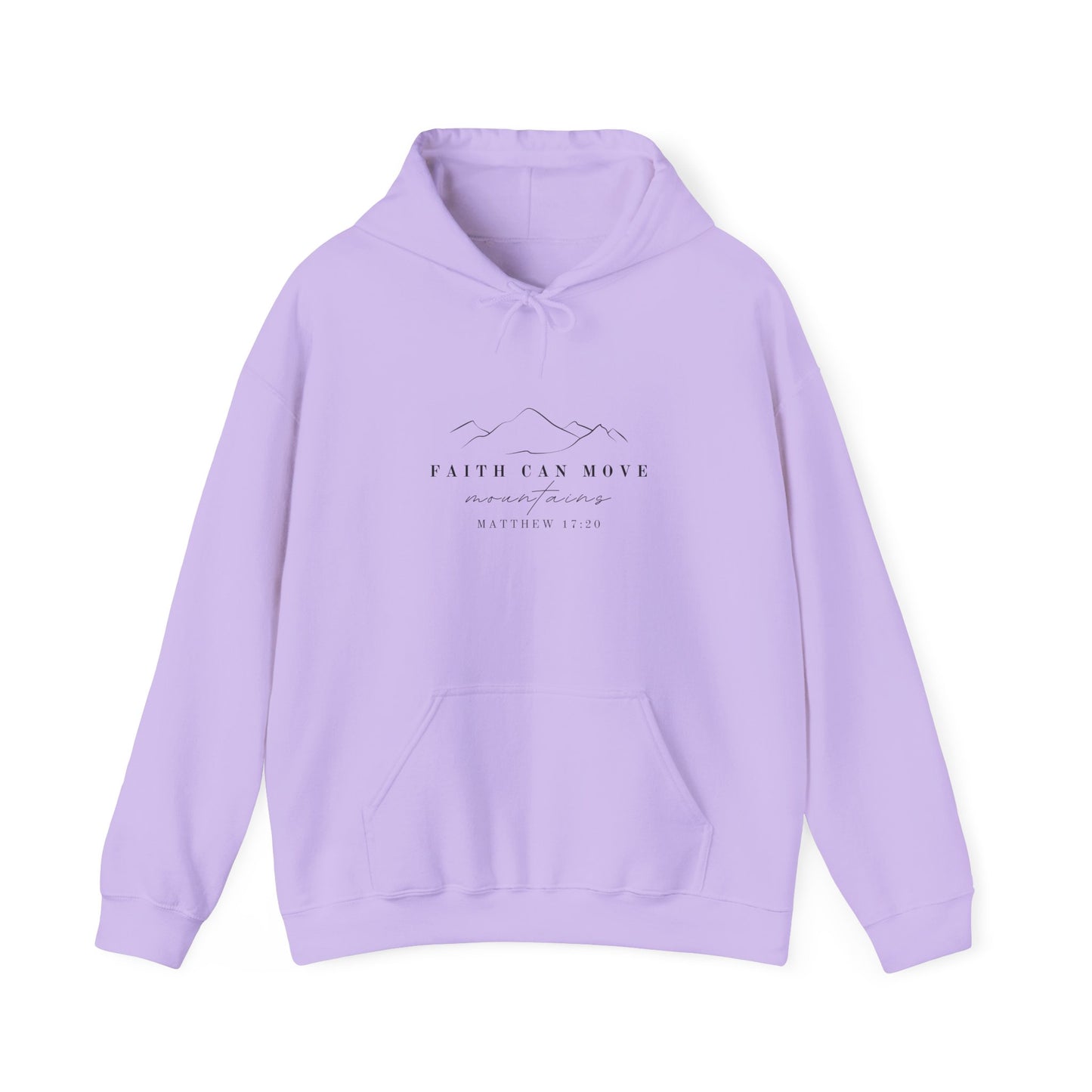 Matthew 17:20 Hoodie - Faith Can Move Mountains