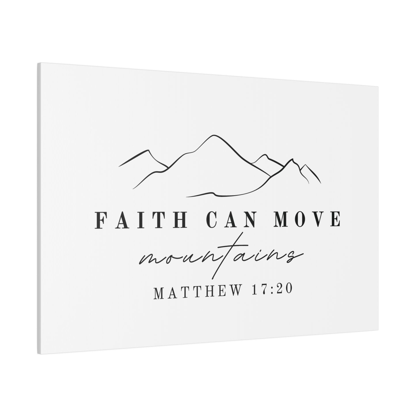 Wall Decor - Faith Can Move Mountains