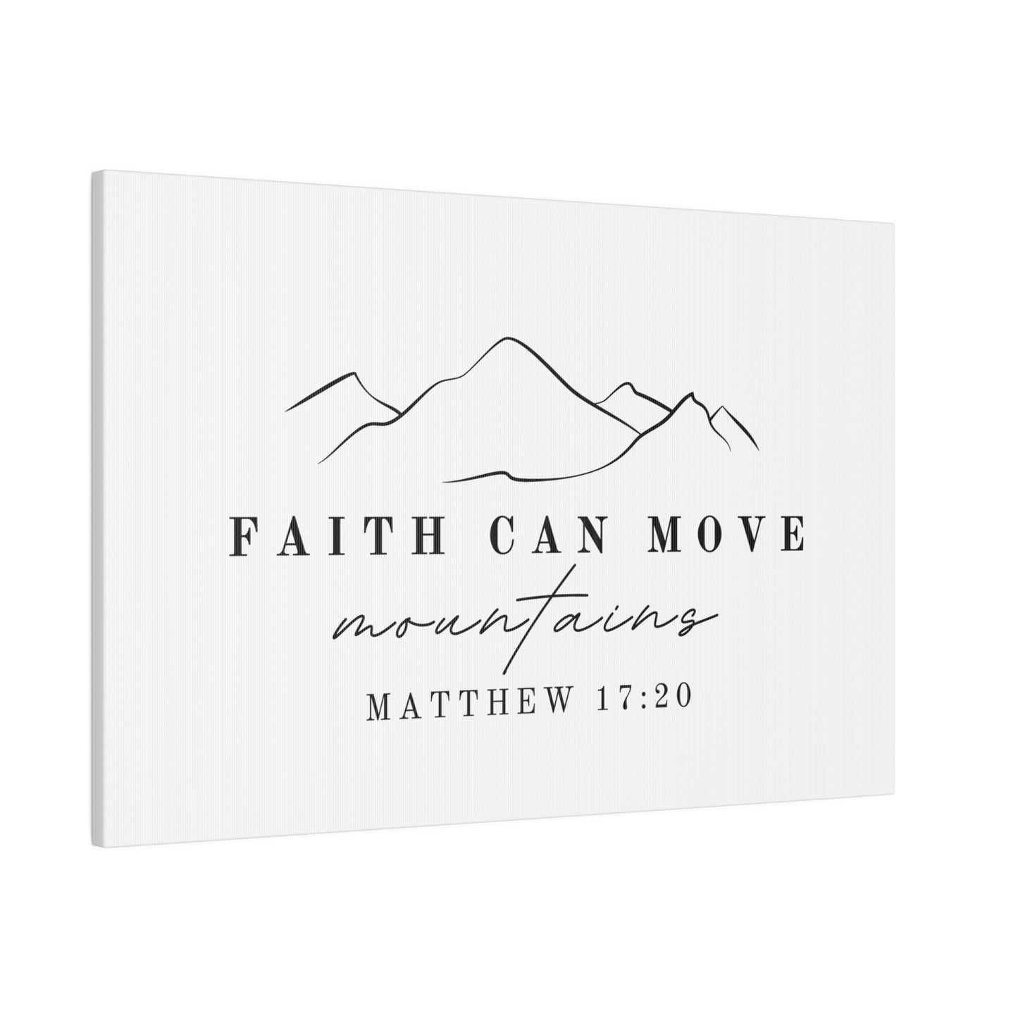 Wall Decor - Faith Can Move Mountains