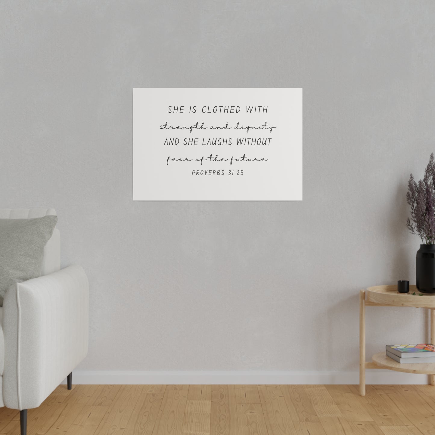 Wall Decor - Proverbs 31:25