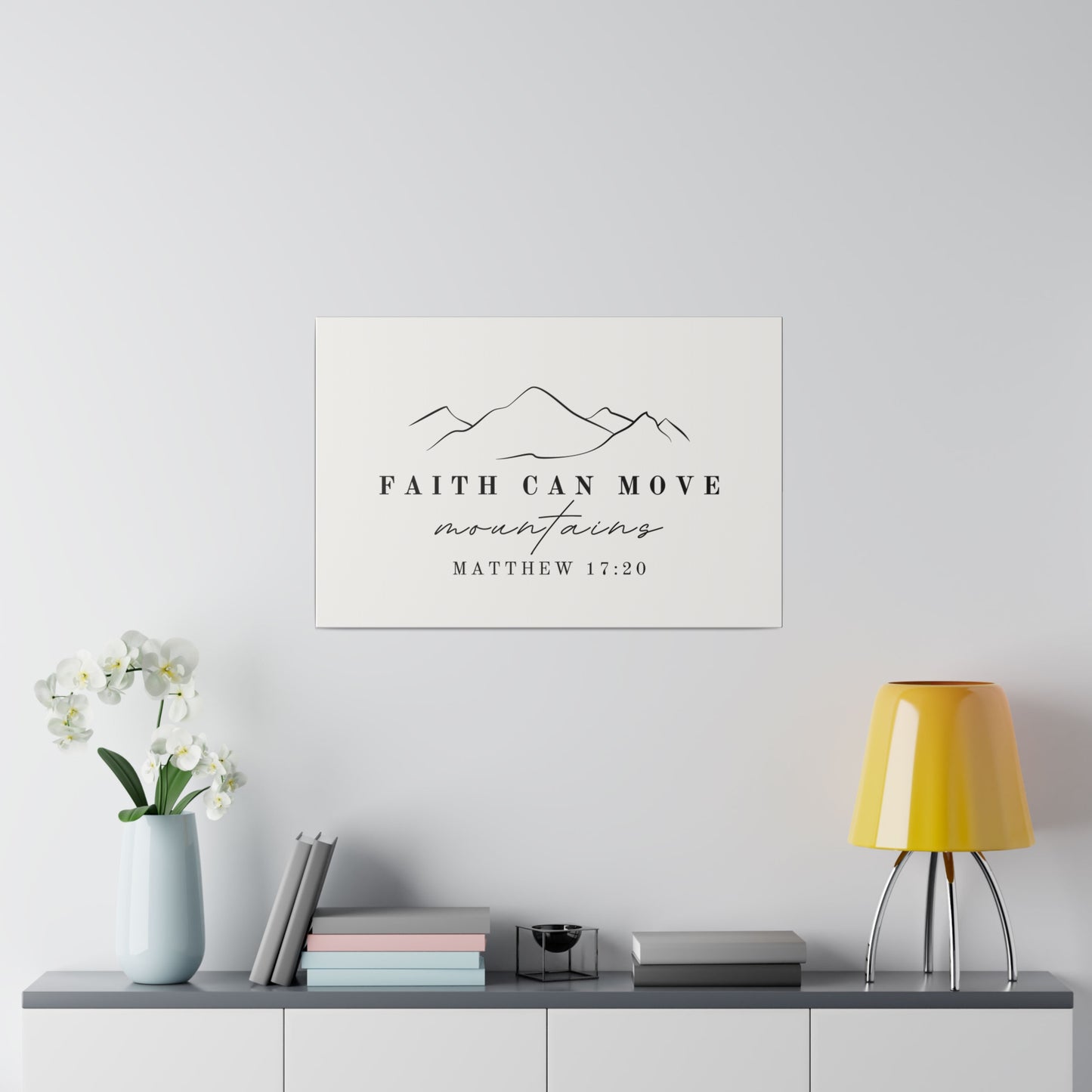 Wall Decor - Faith Can Move Mountains