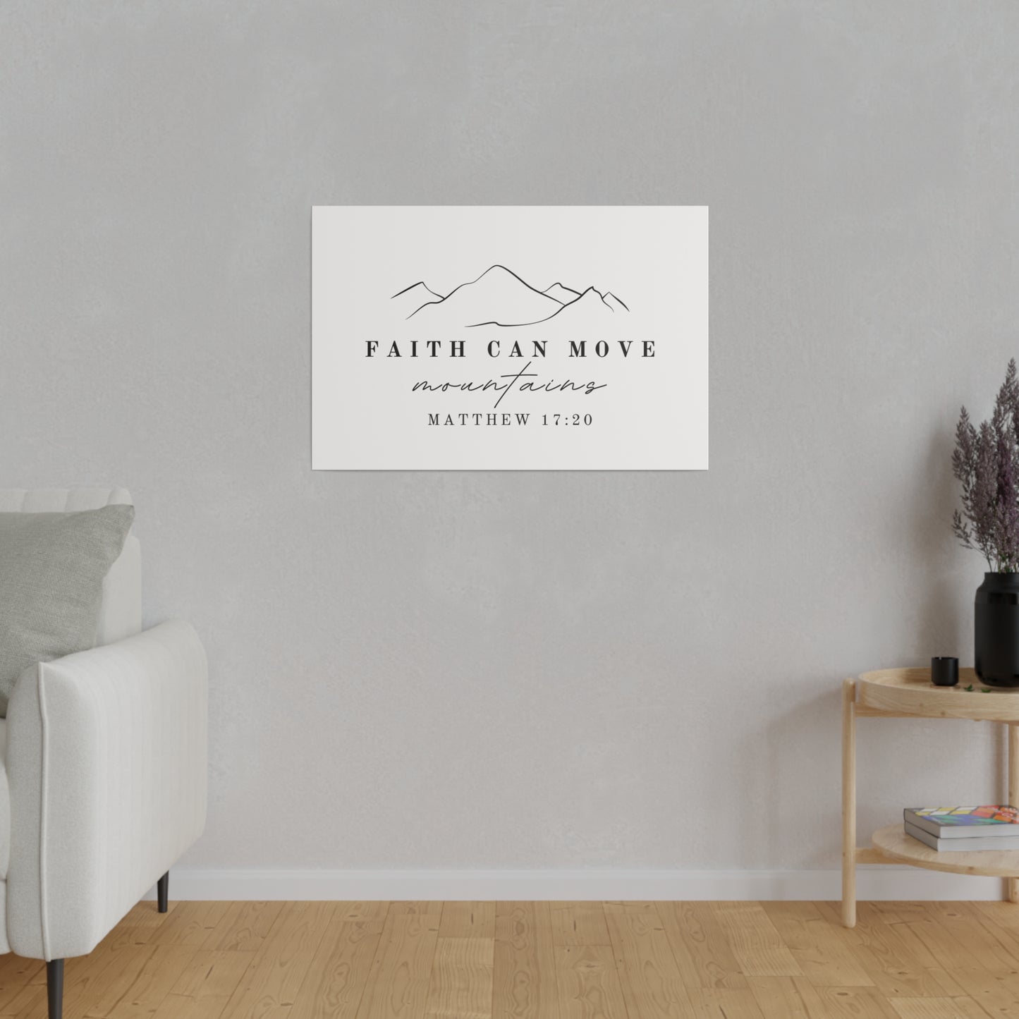 Wall Decor - Faith Can Move Mountains