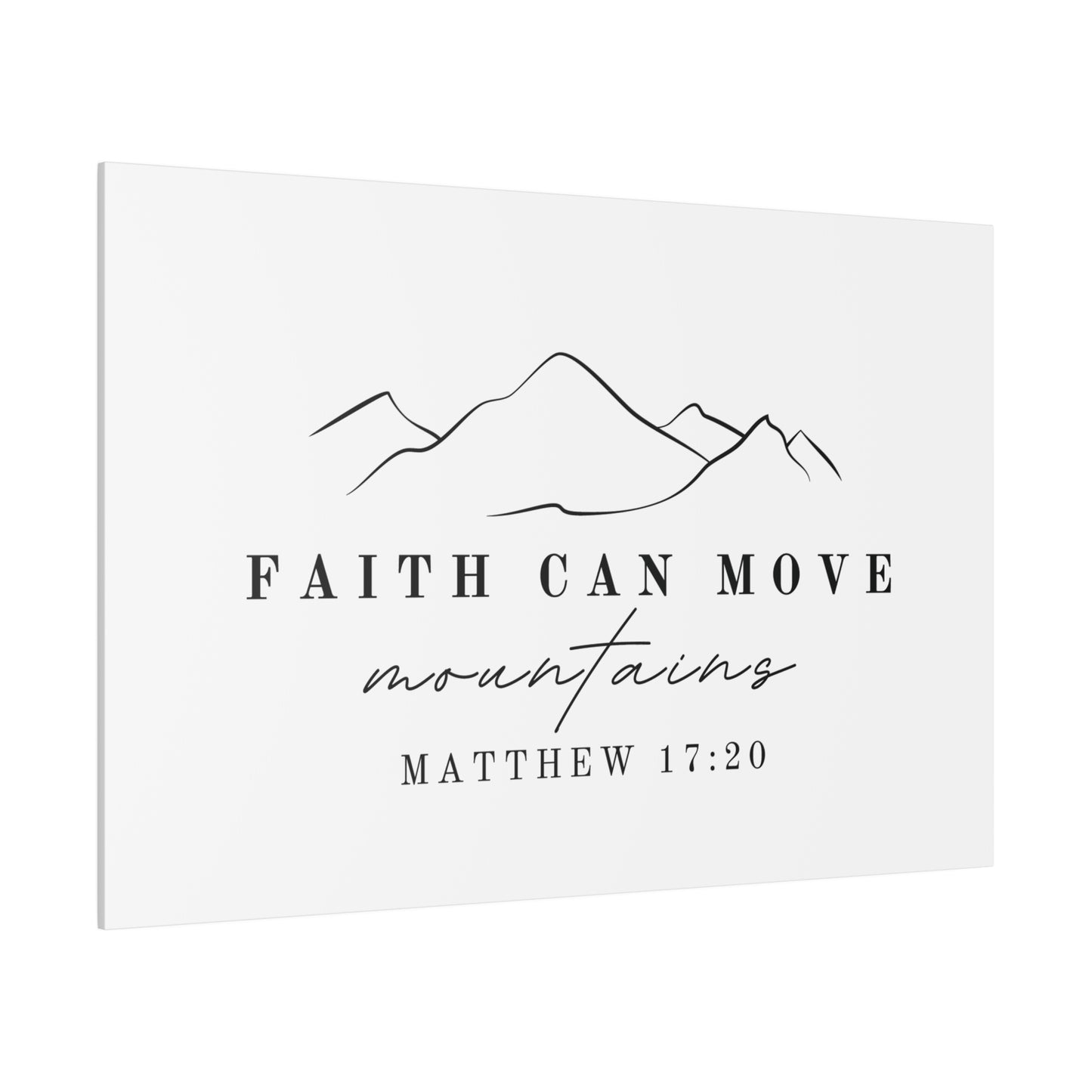 Wall Decor - Faith Can Move Mountains