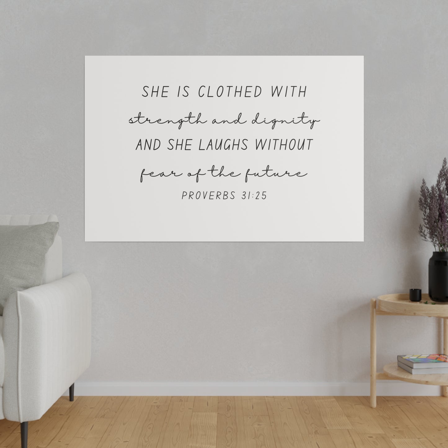 Wall Decor - Proverbs 31:25