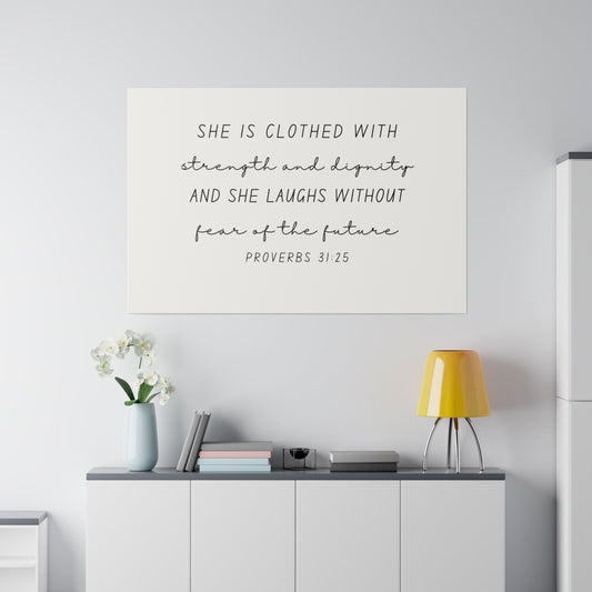 Wall Decor - Proverbs 31:25