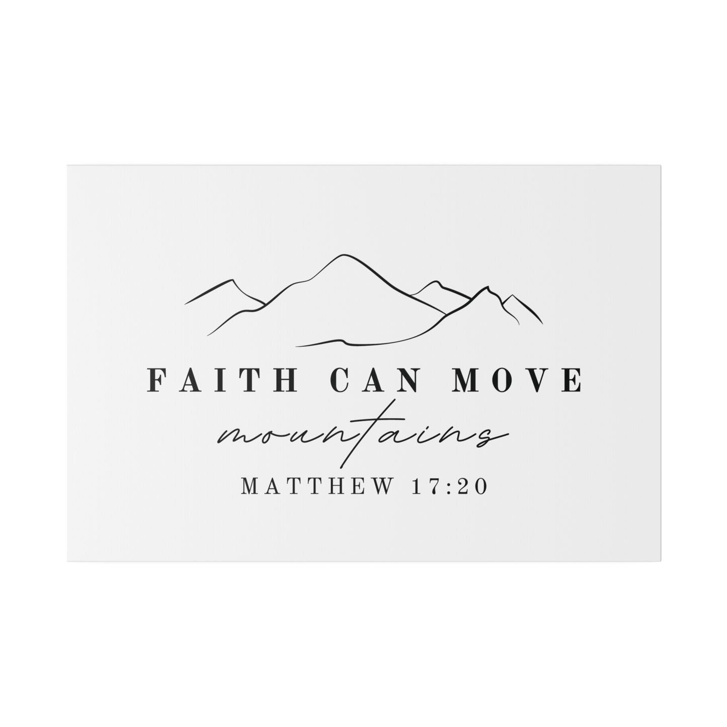 Wall Decor - Faith Can Move Mountains