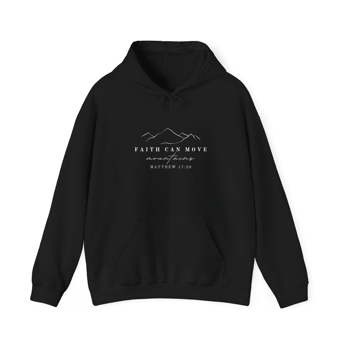 Matthew 17:20 Hoodie - Faith Can Move Mountains