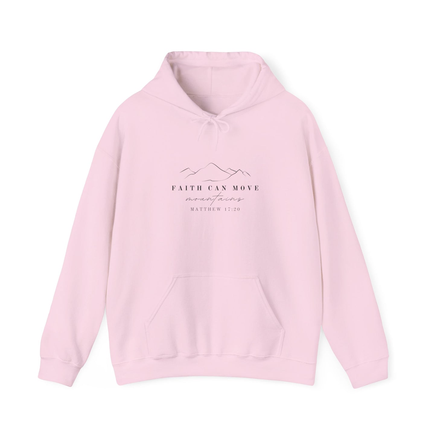 Matthew 17:20 Hoodie - Faith Can Move Mountains