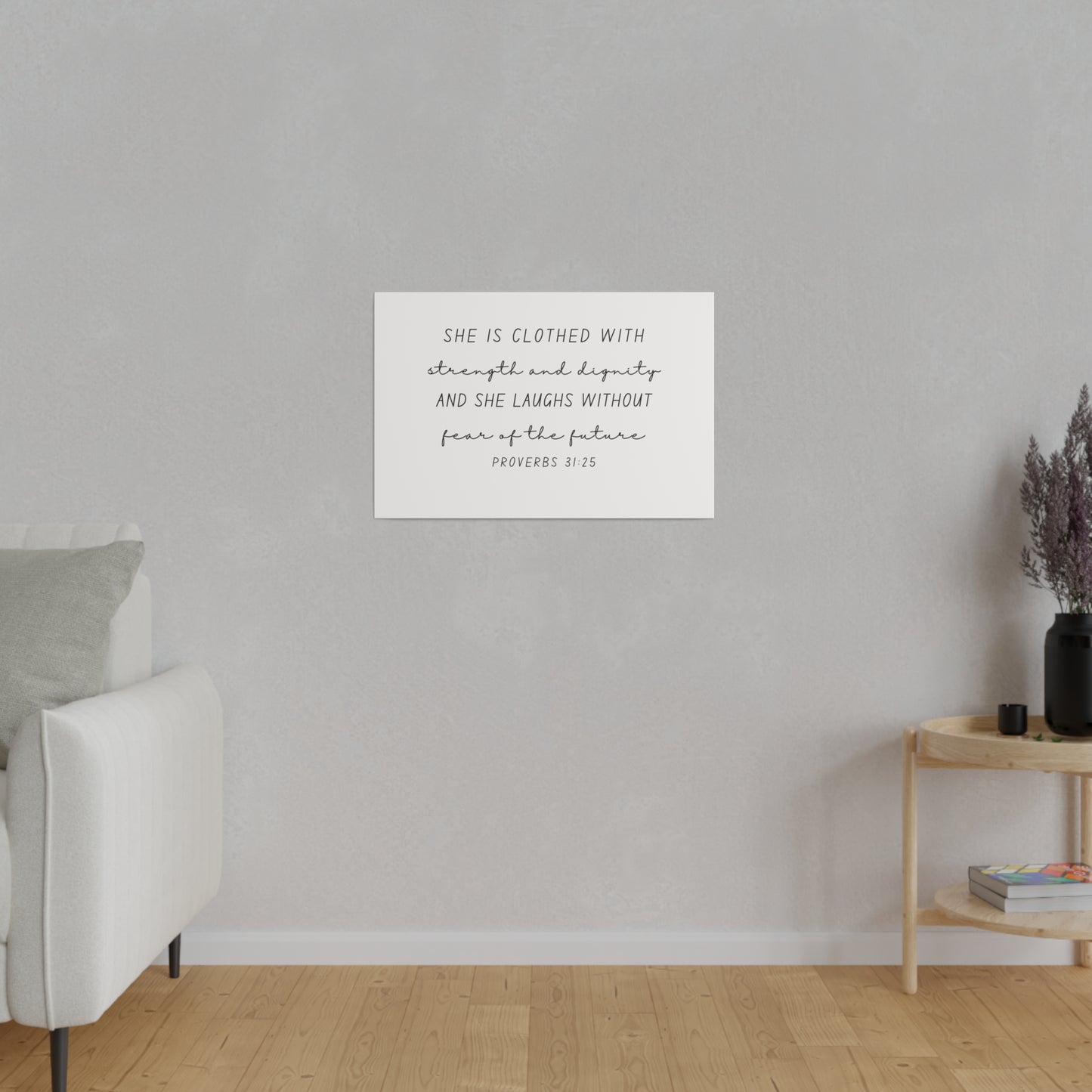 Wall Decor - Proverbs 31:25