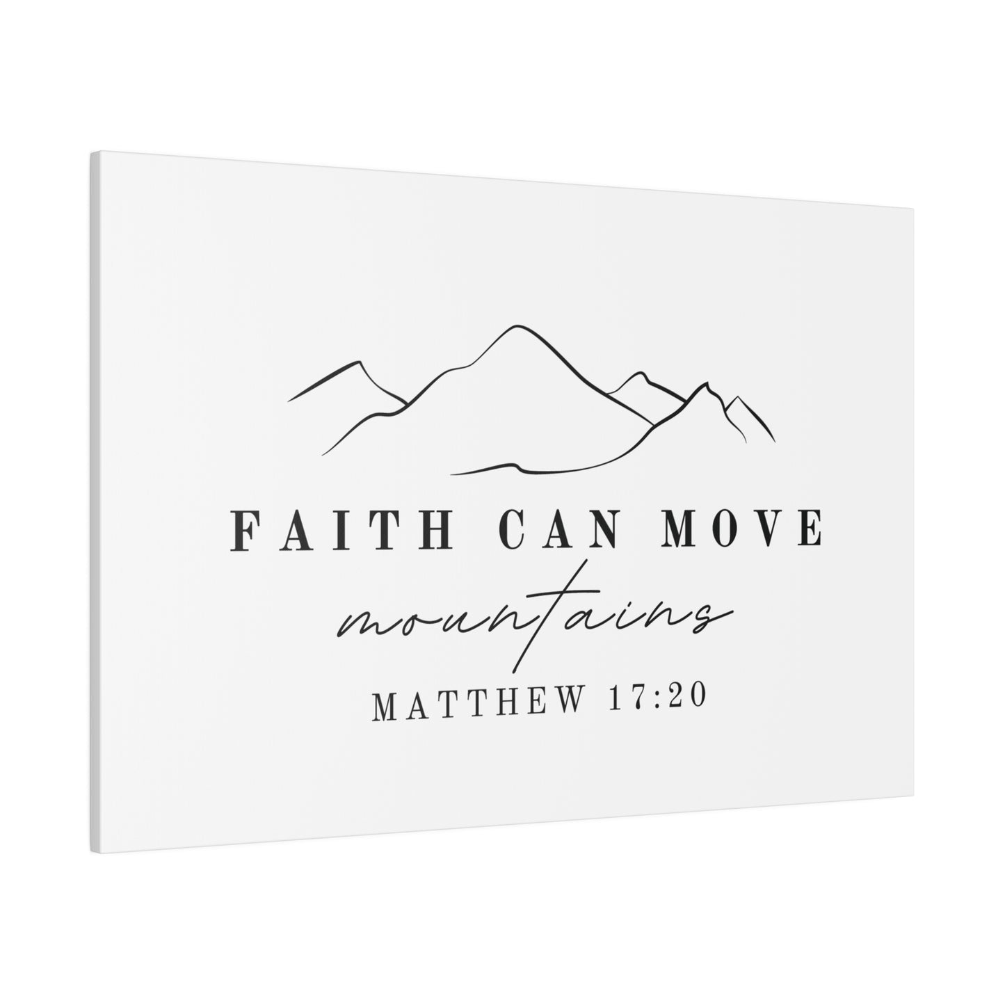 Wall Decor - Faith Can Move Mountains