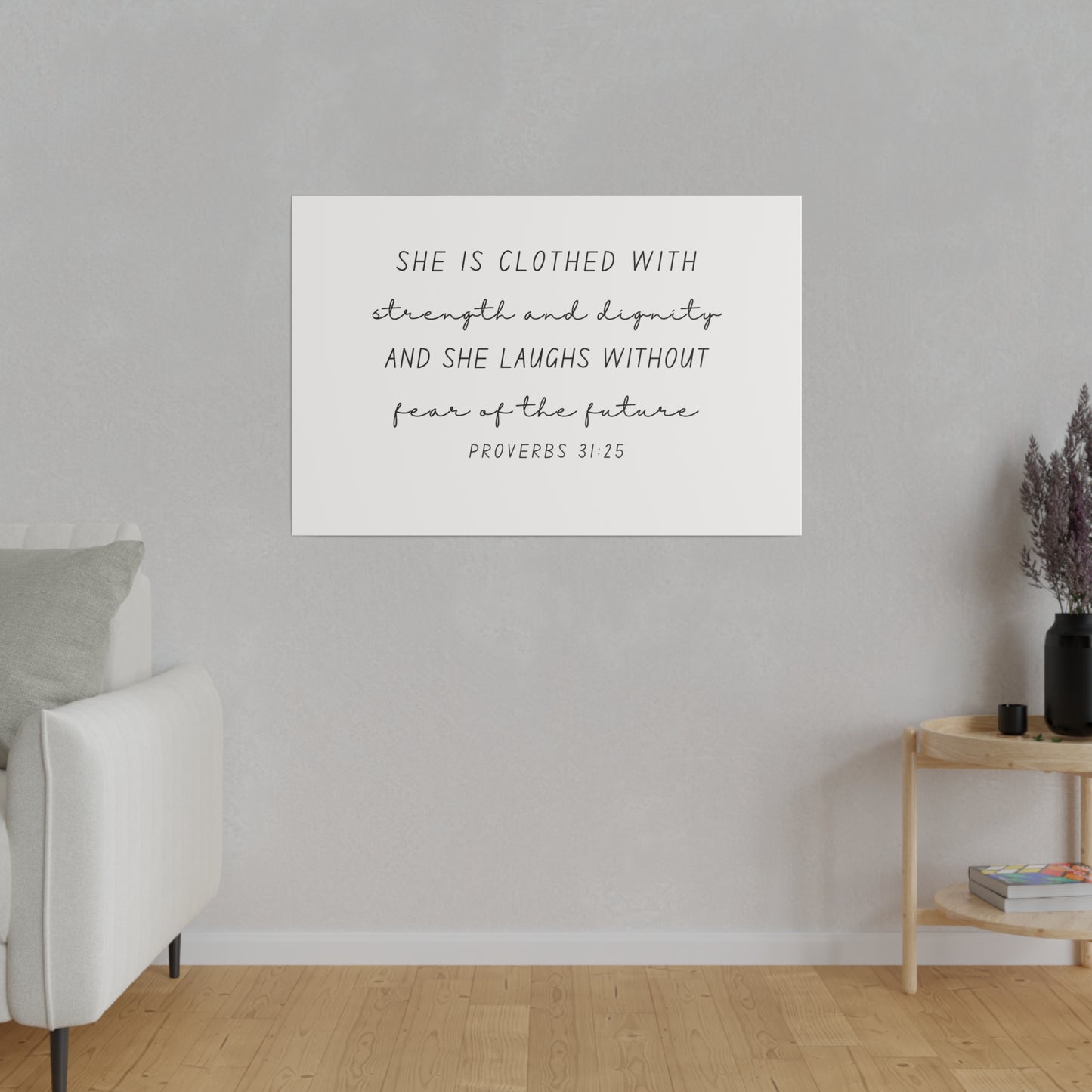 Wall Decor - Proverbs 31:25