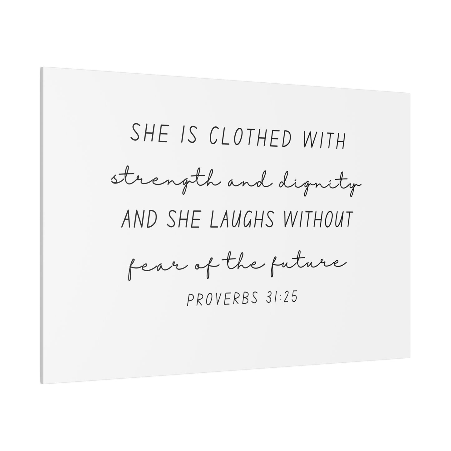 Wall Decor - Proverbs 31:25