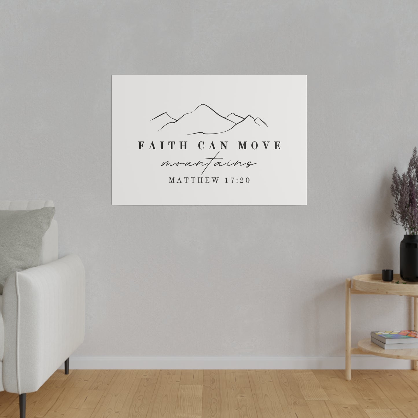 Wall Decor - Faith Can Move Mountains