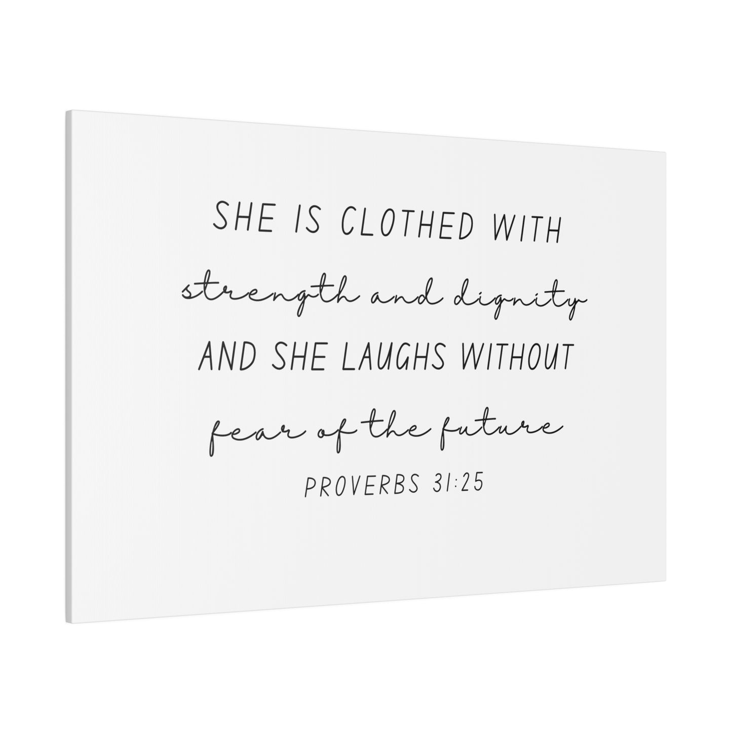 Wall Decor - Proverbs 31:25