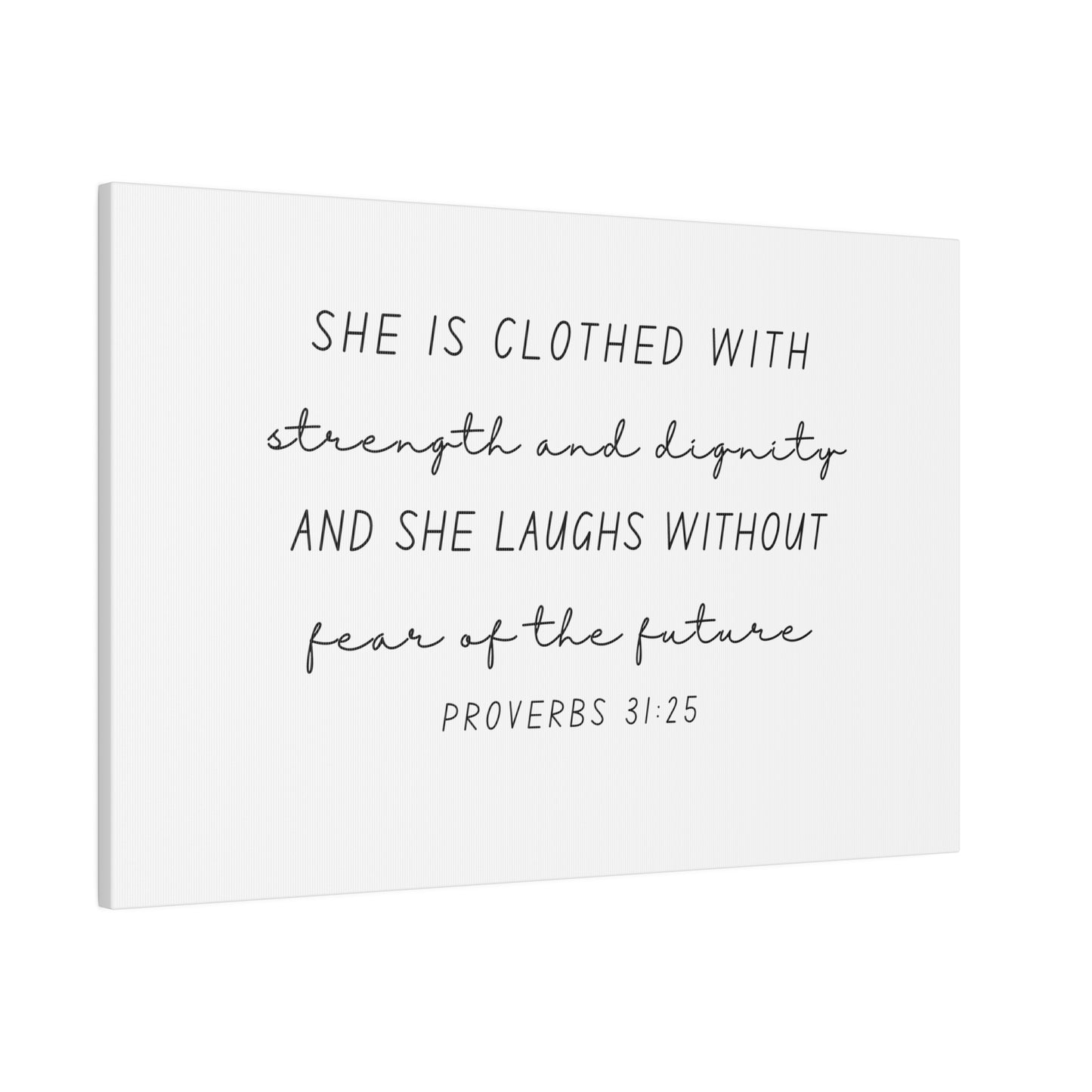 Wall Decor - Proverbs 31:25